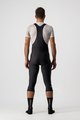 CASTELLI Cyklistické nohavice dlhé s trakmi - ENTRATA THERMAL - čierna