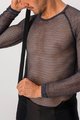 CASTELLI Cyklistické tričko s dlhým rukávom - MIRACOLO WOOL - šedá