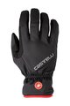 CASTELLI Cyklistické rukavice dlhoprsté - ENTRATA THERMAL - čierna