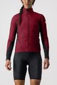 CASTELLI Cyklistická vetruodolná bunda - UNLIMITED W PUFFY - bordová