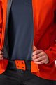 CASTELLI Cyklistická vodeodolná pláštenka - COMMUTER W REFLEX - oranžová/červená