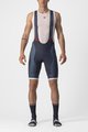 CASTELLI Cyklistické nohavice krátke s trakmi - COMPETIZIONE KIT - modrá