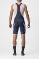 CASTELLI Cyklistické nohavice krátke s trakmi - COMPETIZIONE KIT - modrá