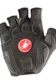 CASTELLI Cyklistické rukavice krátkoprsté - ENDURANCE - čierna