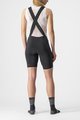 CASTELLI Cyklistické nohavice krátke s trakmi - ENDURANCE W - čierna