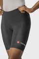 CASTELLI Cyklistické nohavice krátke bez trakov - ENDURANCE W - čierna