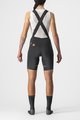 CASTELLI Cyklistické nohavice krátke s trakmi - VELOCISSIMA 3 - čierna