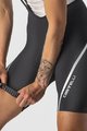 CASTELLI Cyklistické nohavice krátke s trakmi - VELOCISSIMA 3 - čierna