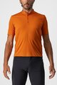 CASTELLI Cyklistické tričko s krátkym rukávom - TECH 2 POLO - oranžová