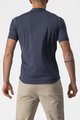 CASTELLI Cyklistické tričko s krátkym rukávom - TECH 2 POLO - modrá