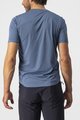 CASTELLI Cyklistické tričko s krátkym rukávom - TECH 2 TEE - modrá