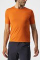 CASTELLI Cyklistické tričko s krátkym rukávom - TECH 2 TEE - oranžová