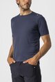 CASTELLI Cyklistické tričko s krátkym rukávom - TECH 2 TEE - modrá