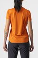 CASTELLI Cyklistické tričko s krátkym rukávom - TECH 2 TEE - oranžová