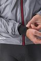 CASTELLI Cyklistická vodeodolná pláštenka - TEMPESTA LITE - šedá