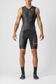 CASTELLI Cyklistická kombinéza - FREE SANREMO 2 - čierna