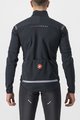 CASTELLI Cyklistická zateplená bunda - PERFETTO ROS 2 CONVERTIBLE - čierna