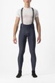 CASTELLI Cyklistické nohavice dlhé s trakmi - FREE AERO RC - modrá