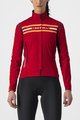 CASTELLI Cyklistická zateplená bunda - UNLIMITED PERFETTO ROS 2 W - červená