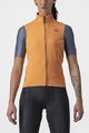 CASTELLI Cyklistická vesta - PERFETTO ROS 2 W - oranžová