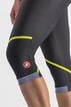 CASTELLI Cyklistické nohavice 3/4 bez trakov - VELOCISSIMA THERMAL - čierna/svetlo zelená