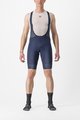 CASTELLI Cyklistické nohavice krátke s trakmi - ENTRATA 2 - modrá