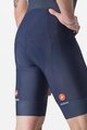 CASTELLI Cyklistické nohavice krátke s trakmi - ENTRATA 2 - modrá