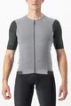 CASTELLI Cyklistický dres s krátkym rukávom - PREMIO BLACK - šedá