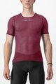 CASTELLI Cyklistické tričko s krátkym rukávom - PRO MESH 2.0 - bordová