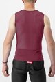 CASTELLI Cyklistické tričko bez rukávov - PRO MESH 2.0 - bordová