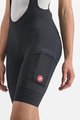 CASTELLI Cyklistické nohavice krátke s trakmi - UNLIMITED CARGO W - čierna