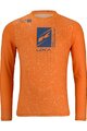 KENNY Cyklistický dres s dlhým rukávom letný - PROLIGHT 24 - oranžová