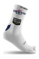 CASTELLI Cyklistické ponožky klasické - QUICKSTEP ROSSO CORSA PRO 15 - biela