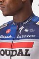 CASTELLI Cyklistický dres s krátkym rukávom - QUICKSTEP AERO RACE 6.1 - modrá/biela