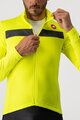 CASTELLI Cyklistický dres s dlhým rukávom zimný - PURO 3 - žltá