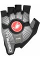 CASTELLI Cyklistické rukavice krátkoprsté - ROSSO CORSA ESPRESSO - šedá