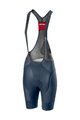 CASTELLI Cyklistické nohavice krátke s trakmi - FREE AERO 4 W - modrá