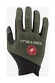 CASTELLI Cyklistické rukavice dlhoprsté - CW 6.1 CROSS - šedá