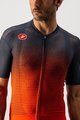 CASTELLI Cyklistický dres s krátkym rukávom - INSIDER - oranžová/červená