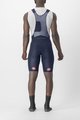 CASTELLI Cyklistické nohavice krátke s trakmi - SUPERLEGGERA - modrá