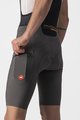CASTELLI Cyklistické nohavice krátke s trakmi - UNLIMITED - zelená