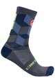 CASTELLI Cyklistické ponožky klasické - UNLIMITED 15 - modrá