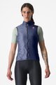 CASTELLI Cyklistická vesta - ARIA W - modrá
