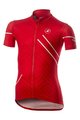 CASTELLI Cyklistický dres s krátkym rukávom - CAMPIONCINO - červená
