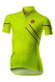 CASTELLI Cyklistický dres s krátkym rukávom - CAMPIONCINO - žltá