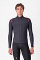 CASTELLI Cyklistický dres s dlhým rukávom zimný - TUTTO NANO ROS - šedá