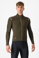 CASTELLI Cyklistický dres s dlhým rukávom zimný - TUTTO NANO ROS - zelená