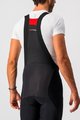 CASTELLI Cyklistické nohavice 3/4 s trakmi - SORPASSO ROS - čierna