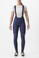 CASTELLI Cyklistické nohavice dlhé s trakmi - SORPASSO RoS W - modrá