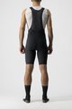 CASTELLI Cyklistické nohavice krátke s trakmi - PREMIO BLACK - čierna/biela